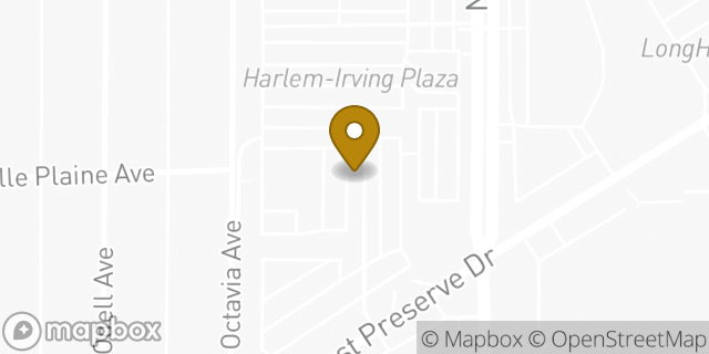 Map showing the location of Starbucks in Norridge, IL 60706