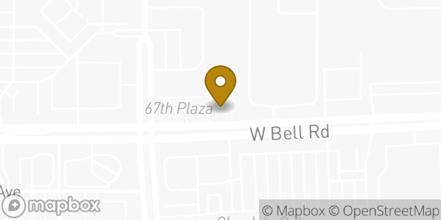 Map showing the location of Avis in Glendale, AZ 85308