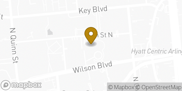 Map showing the location of Coinme in Arlington, VA 22209