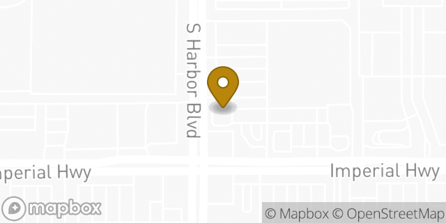 Map showing the location of Amazon Locker - Corporation in Fullerton, CA 92835