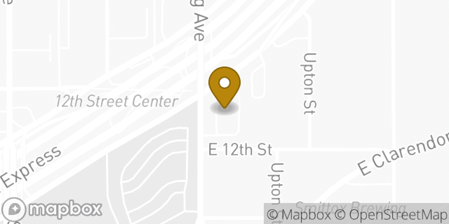 Map showing the location of McDonald's in Dallas, TX 75203