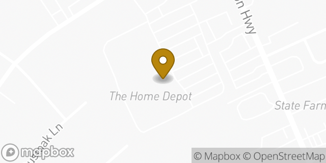 Map showing the location of The Home Depot in Louisville, KY 40219