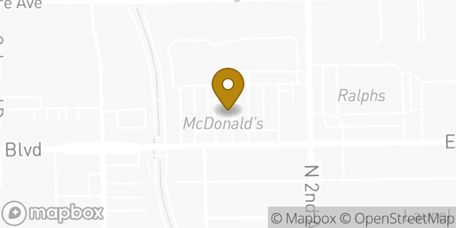 Map showing the location of McDonald's in Arcadia, CA 91006