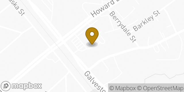 Map showing the location of Amazon Locker - Germanio in Houston, TX 77017