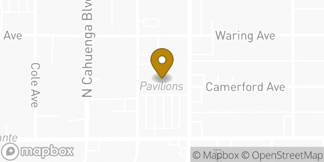 Map showing the location of Coinme in Los Angeles, CA 90038