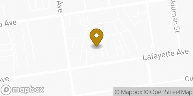 Map showing the location of Amazon Locker - Shoulder in Brooklyn, NY 11205