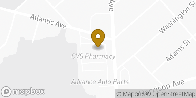 Map showing the location of CVS Pharmacy in Warwick, RI 02888
