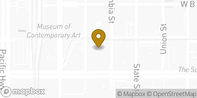 Map showing the location of ATM 7ELEVEN-FCTI in San Diego, CA 92101
