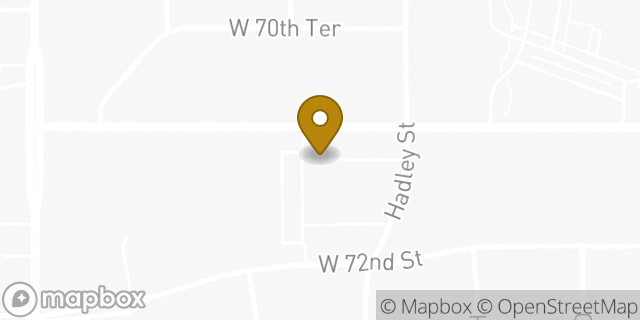 Map showing the location of The Church of Jesus Christ of Latter-day Saints in Overland Park, KS 66204