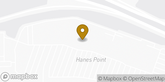 Map showing the location of Starbucks in Winston-Salem, NC 27103
