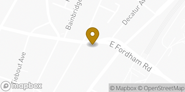 Map showing the location of McDonald's in Bronx, NY 10458