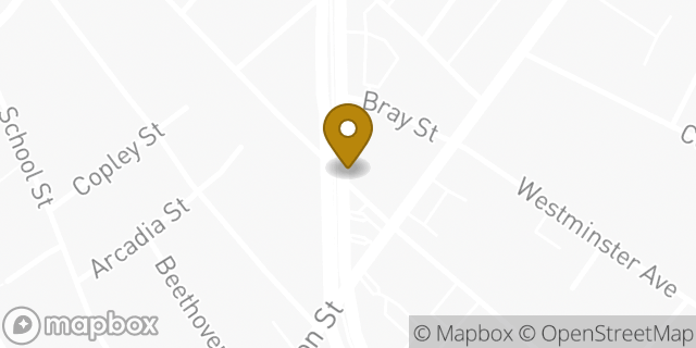 Map showing the location of Dunkin' in Roxbury, MA 02119