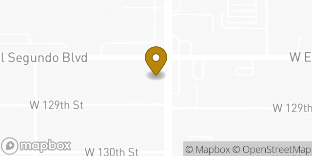 Map showing the location of Amazon Locker - Example in Hawthorne, CA 90250