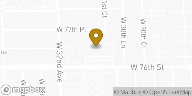 Map showing the location of ATM CVS in Hialeah, FL