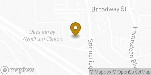 Map showing the location of Starbucks in Clinton, MS 39056