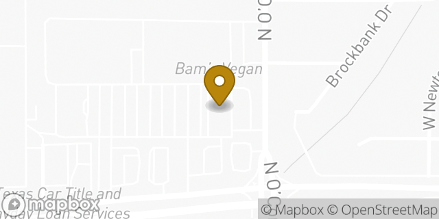 Map showing the location of Amazon Locker - Gnome in Irving, TX 75062