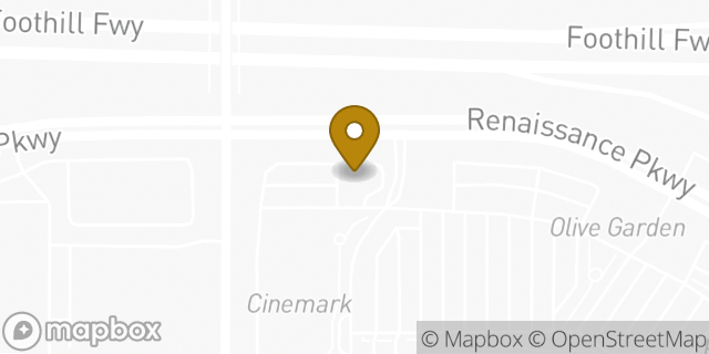 Map showing the location of Panera Bread in Rialto, CA 92376