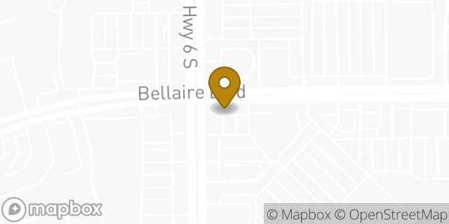 Map showing the location of Regions Bank in Houston, TX 77083