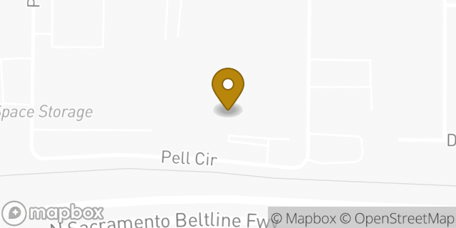 Map showing the location of CubeSmart Self Storage in Sacramento, CA 95838