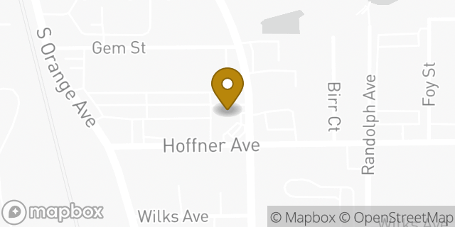 Map showing the location of 7-Eleven in Edgewood, FL 32809