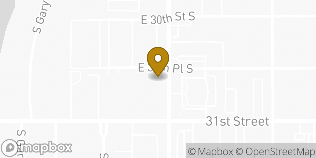 Map showing the location of Amazon Locker - Quand in Tulsa, OK 74114