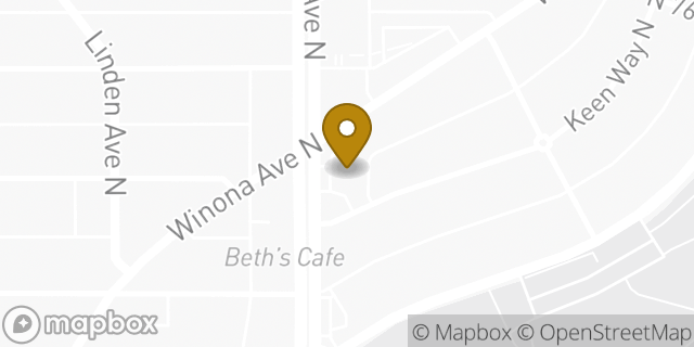Map showing the location of Amazon Locker - Jett in Seattle, WA 98103