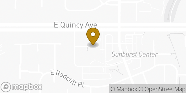Map showing the location of Kaiser Permanente in Aurora, CO 80015