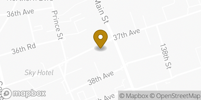 Map showing the location of Amazon Locker - Marlton in Queens, NY 11354