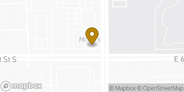 Map showing the location of Chipotle Mexican Grill in Tulsa, OK 74135