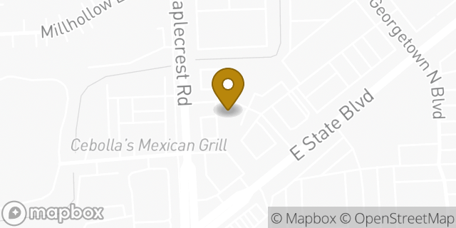 Map showing the location of Papa Johns Pizza in Fort Wayne, IN 46815
