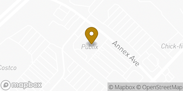 Map showing the location of Publix in Nashville, TN 37209