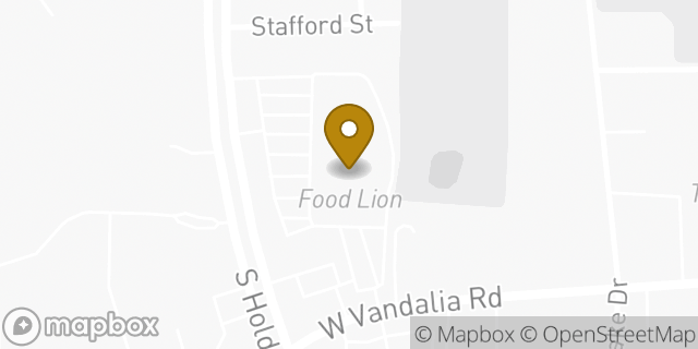 Map showing the location of Coinme in Greensboro, NC 27407