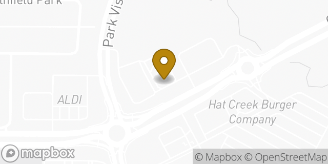 Map showing the location of McDonald's in Fort Worth, TX 76244