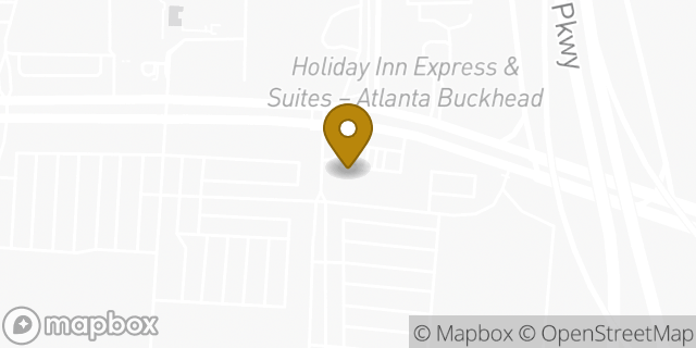 Map showing the location of QuikTrip in Atlanta, GA 30324