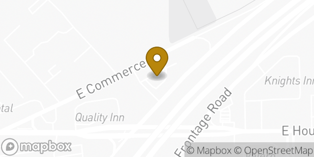Map showing the location of Starbucks in San Antonio, TX 78219