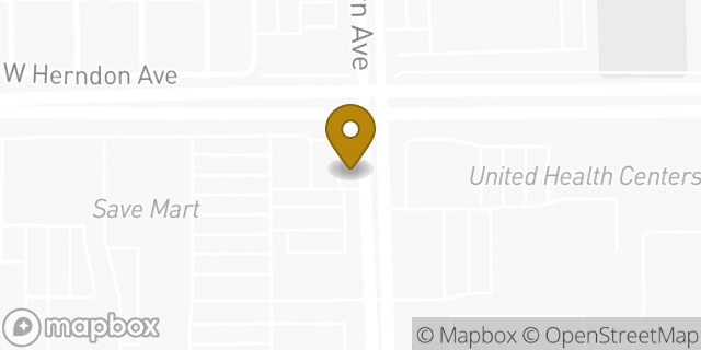 Map showing the location of Enterprise in Fresno, CA 93722