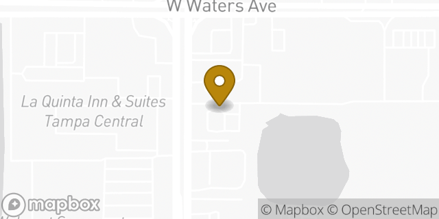 Map showing the location of Chipotle Mexican Grill in Tampa, FL 33614