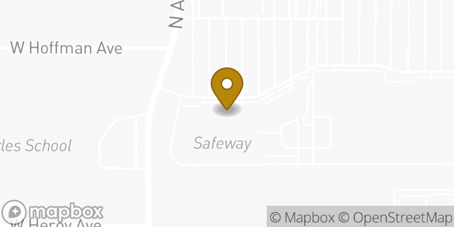 Map showing the location of Safeway in Spokane, WA 99205