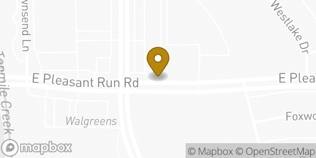 Map showing the location of Chase ATM in Desoto, TX 75115