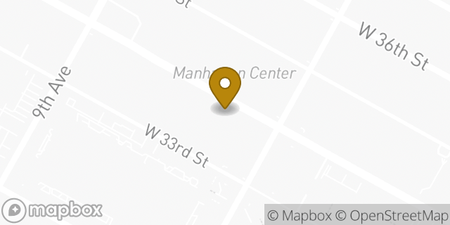 Map showing the location of Chipotle Mexican Grill in New York, NY 10001