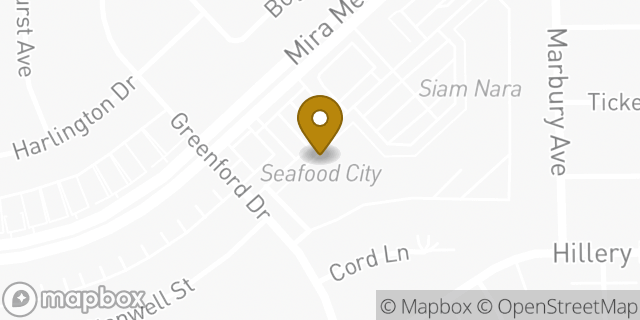Map showing the location of Amazon Locker - Ula in San Diego, CA 92126