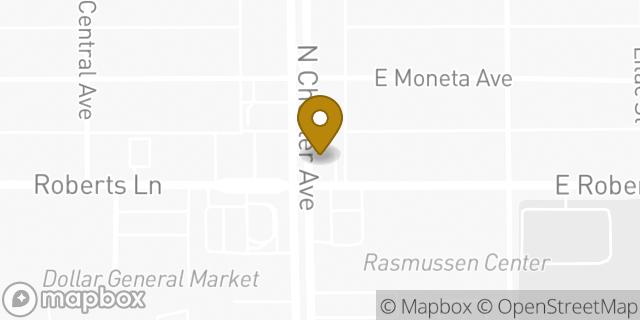 Map showing the location of 7-Eleven Fuel in Bakersfield, CA 93308