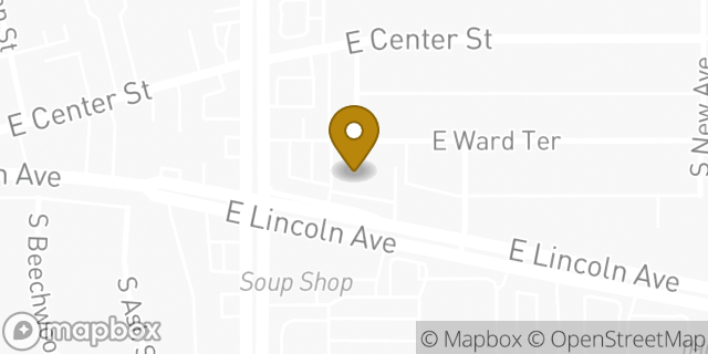 Map showing the location of Walgreens in Anaheim, CA 92806