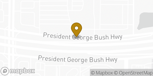 Map showing the location of Plano - Plano West HLE in Plano, TX 75075