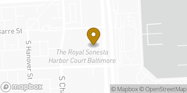 Map showing the location of Enterprise Rent-A-Car in Baltimore, MD 21202
