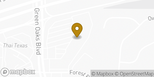 Map showing the location of AutoZone in Arlington, TX 76017