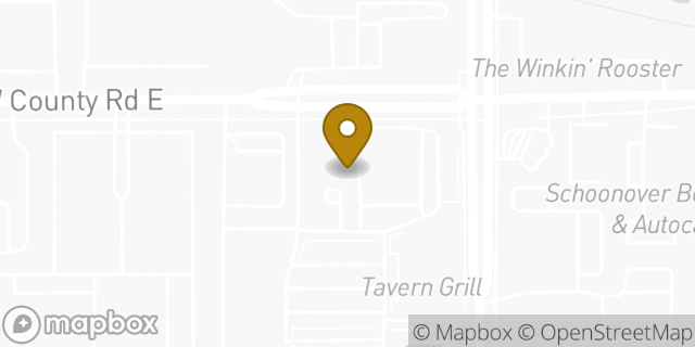 Map showing the location of Walgreens in Arden Hills, MN 55126