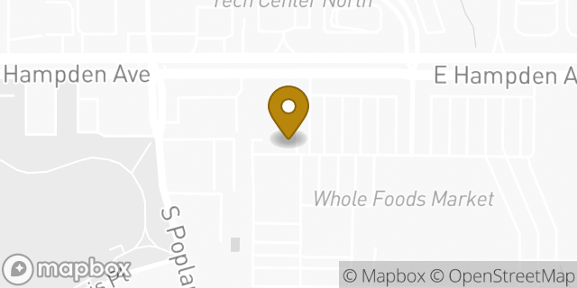 Map showing the location of Chipotle Mexican Grill in Denver, CO 80231