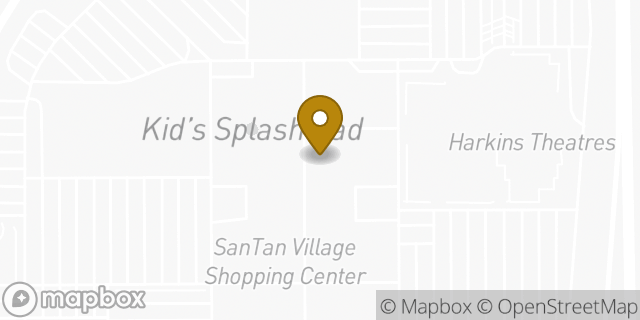 Map showing the location of Sunglass Hut in Gilbert, AZ 85295