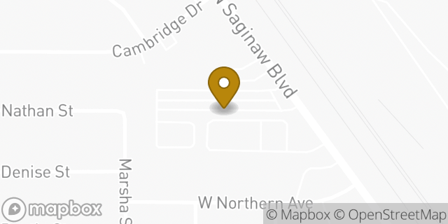 Map showing the location of CubeSmart Self Storage in Saginaw, TX 76179